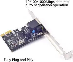 RJ45 Network Card 1000Mbps Gigabit Ethernet RJ45 PCI Express Network Card RJ45 to PCI express Converter