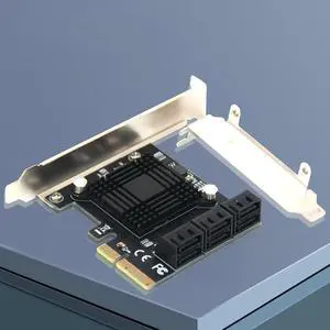 Aomoproing 6 Port SATA 3 PCI Express Expansion Card PCI E/PCIE SATA Controller SATA Multiplier SATA3 6Gbps ASMedia ASM1166 Chip for HDD SSD