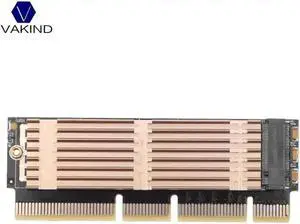 90*32 mm M.2 NGFF To PCI-E PCIE PCI Express 16x Adapter Extender Card With Heat Radiator For 1U 2U Servers