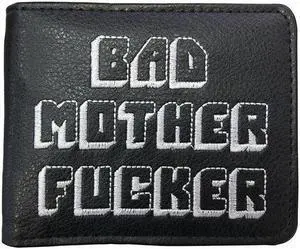 Wallet With Zipper Coin Pocket Bad Mother Boys Wallet Card Holder Vintage Gift Purse