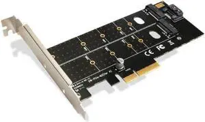PCI-E PCI Express 3.0 to NVME M.2 NGFF SSD 110mmM_Key and B_Key PCIE pcie M2 Riser card