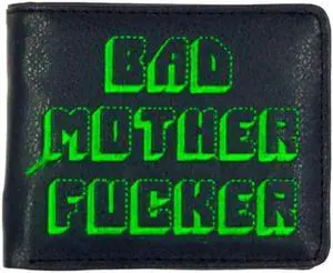 wholesale short men wallet the bad mother purse male bag pu leather man purse godfatherr cion pocket card holder