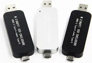 M.2 SSD/Harddisk/HDD Enclosure USB 3.0 Type C Hard Disk Enclosure External Hard Drive Enclosure Case for 2230 2242 SSD M2