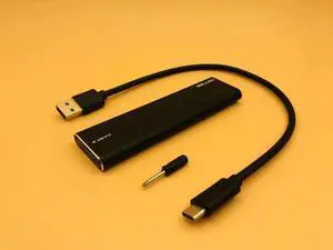USB 3.1 Type C NGFF SSD Enclosure USB C M.2 GEN 2 M2 SSD Enclosure Up to 10Gbps For 2242 2260 2280 M.2 NGFF Hard Drive B KEY