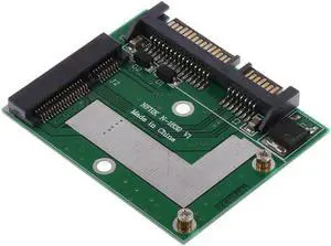 Mini PCI-E mSATA SSD to 2.5" SATA Adapter Card Converter Module Board