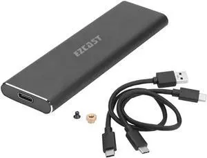 Hard Disk M2 SSD Case NVME PCIe Enclosure M.2 to USB Type C 3.1 GEN2 M Key Adapter Hard Disk Box 10Gbps PCI e Enclosure