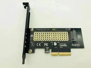 M.2 NVMe SSD NGFF TO PCIE X4 Adapter Raiser M Key Interface Card Supports PCI Express 3.0 x4 2230 2280 Size m.2 FULL SPEED
