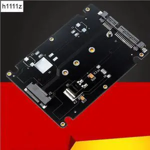 Enclosure M.2 NGFF SSD to 2.5" SATA Adapter Card With 7MM Thickness Case NGFF M2 SSD Case SSD Enclosure Box HDD Case (black)