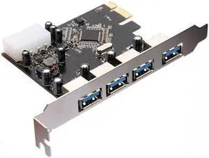 USB 3.0 PCI Express Card adapter connector PCI-E Card 4 Ports PC Computer