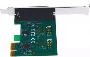 Full Duplex Channel Parallel Port DB25 25Pin LPT Printer to PCI-E ExpessCard Converter PCI Adapter + Driver CD