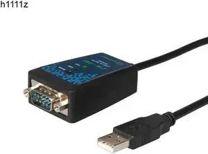 Computer Cables & Connectors USB RS232 Adapter USB 2.0 to RS 232 Male (9 pin) DB9 Serial Cable with FTDI Chipset Supports Win10