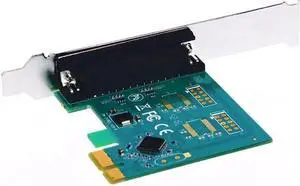 Parallel Port DB25 25Pin LPT Printer to PCI-E Express Card Converter Adapter
