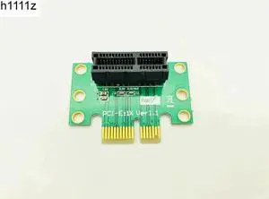 Computer Connectors Riser PCI Express Riser Card x1 to x1 Slot 90 Degree Adapter For 1U Computer Server Chassis
