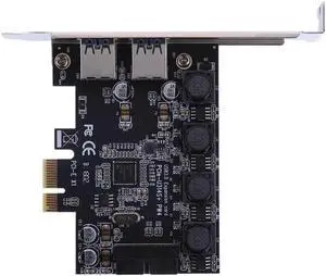 U3V04S PW4 Green Front 19PIN PCIE Transfer USB3.0 Interface Adapter Card PCI-E to USB 3.0 Expansion Card for Laptop Computer PC U3V04S PW4 Green Front 19PIN PCIE Transfer USB3.0 Interface Adapter Card PCI-E to USB 3.0 Expansion Card for Laptop Computer PC