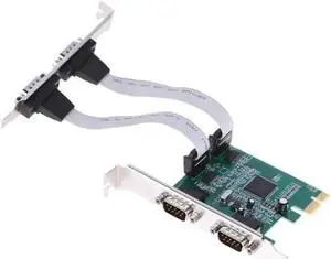 PCI-E to 4 Serial Port Expansion Card RS232 Interface Adapter Card with Long Winding Displacement for Printer