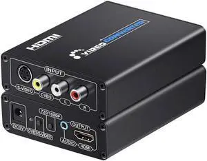 HDMI to RCA AV+S VIDEO Converter Adapter HDMI2AV Converter 1080P HD Video Converter HDMI to AV/S Video Converter HDMI to SVIDEO