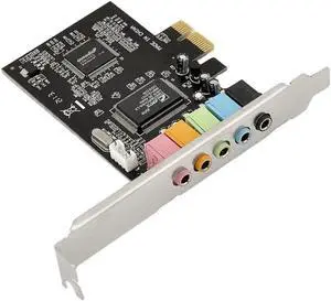 PCIE 5.1ch Sound Card converter adapter/PCI-express expand card support headset earphone add on card for PC computer /desktop