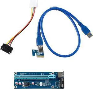 USB 3.0 PCI-E Express 1x to 16x Extender Riser Card Adapter Bitcoin Litecoin