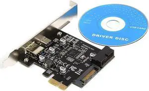5Gbp/s High Speed PCI-E To Type-C Adapter Card USB 3.1 2.4A Fast Charge CD-ROM drive Adapter card