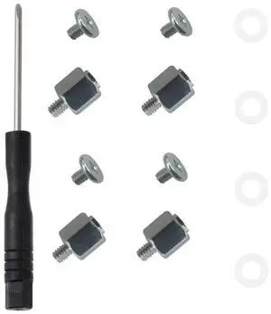 1Set M.2 SSD Screw Kit NGFF NVME SSD Standoff Mounting M.2 NGFF/NVMe Screw Set Stand Off Screw Hex Nut for A-SUS M.2