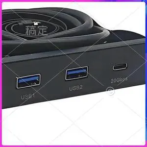 AP-3.5 Inch Desktop Floppy Bay Front Panel With 2 X USB 3.0 Type-A & 20Gbps Type-C Connector For PC Computer Case