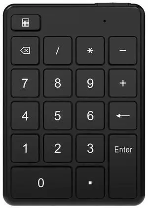 ATP-19 Keys Universal Bluetooth Wireless Numeric Keypads Mini Numpad Digital Keyboard for PC Accounting Supplies