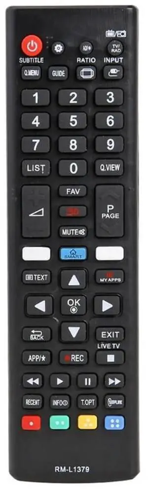 Remote Control Replacement for RM-L1379 Netflix for Smart Television Controller Home Theater Systems Accessories