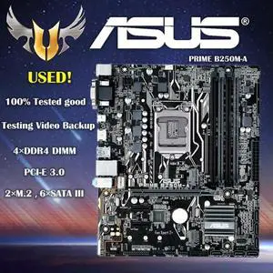 PRIME B250M-A Desktop B250 B250M DDR4 Motherboard A 1151 i7/i5/i3 USB3.0 SATA3