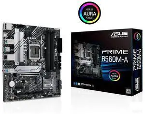 motherboard PRIME B560M-A A1200 supports PCIe 4.0, dual M.2 slots, 8 power supply modules