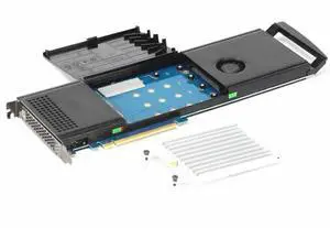 For Z Turbo Drive Quad Pro 4x M.2 Hard Drive Adapter Expansion Card For Z440 Z640 Z840 Fast Ship