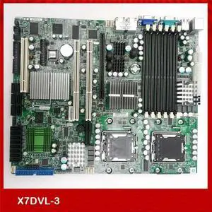 For Server Motherboard For X7DVL-3 LGA771 5000V 54/53/52/51 SAS/SATA Test Good