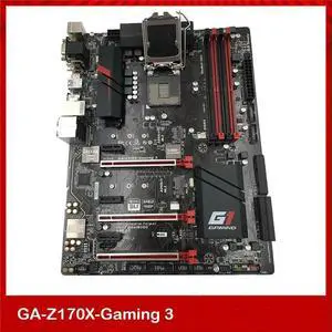 For GA-Z170X-Gaming 3 A1151 Z170 DDR4 32GB Support 6th and 7th Generation CPUs Motherboard Good