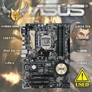 Z170-K Desktop Motherboard Z170 Socket A 1151 i7 i5 i3 DDR4 32G SATA3 USB3.0 ATX motherboard