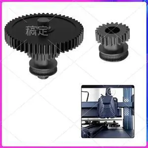AP-For Elegoo Neptune 4/Pro/Plus/Max Nanocoated Mold Steel Integrated Extruder Gear CNC Printing Kit 3D Printer Parts
