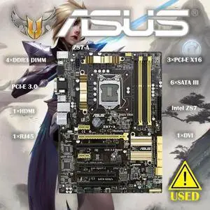 Z87-A Motherboard Z87 Socket A 1150 i7 i5 i3 DDR3 32G SATA3 USB3.0 ATX