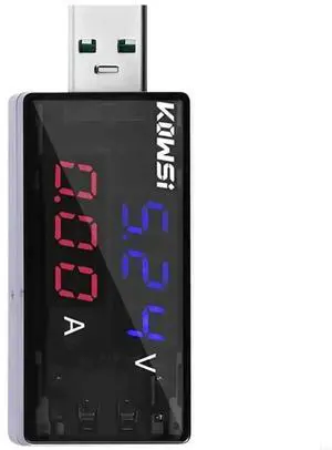 KWS-11VA Dual USB Tester Tester Voltmeter Ammeter Detection