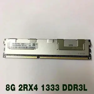 1 Pcs For SK Hynix RAM 8GB PC3L-10600R REG HMT31GR7BFR4A-H9 Memory Fast Ship 8G 2RX4 1333 DDR3L