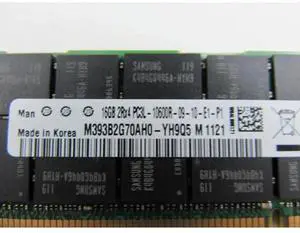 1 Pcs M393B2G70AH0-YH9 For RAM 16G 16GB 2RX4 DDR3L 1333 REG Server Memory Fast Ship