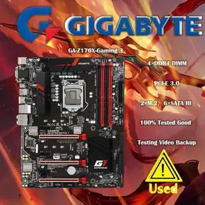 GA Z170X Gaming 3 A 1151 Z170 HDMI SATA 6Gb/s USB 3.1 USB 3.0 ATX Motherboard