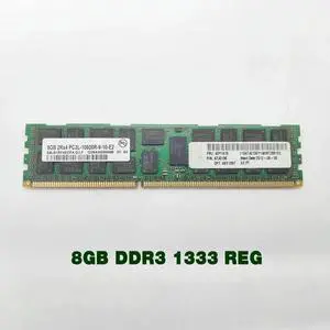 1 pcs For RAM X3300 M4 X3500 M3 M4 X3650 X3550 M2 M3 49Y1415 49Y1416 47J0136 Server Memory 8GB DDR3 1333 REG
