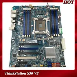 Workstation Motherboard For ThinkStation S30 V2 03T6734 03T6736 VER:2.0 Good