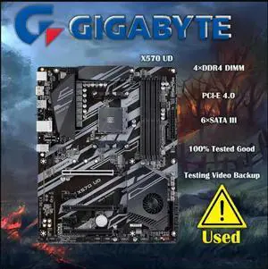 X570 UD Motherboard ATX Socket AM4 X570 DDR4 128GB PCI-E 4.0 SATA III USB3.2 Desktop Mainboard