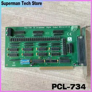 For Advantech 32 isolation digital output card PCL-734 REV.A1