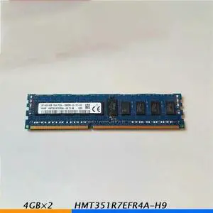 2PCS HMT351R7EFR4A-H9 4G PC3L-10600R 1RX4 ECC REG DDR3 For SKhynix Server RAM
