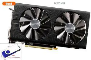 Video Card RX580 2048SP8GB 256Bit GDDR5 Graphics Cards for RX 500 series VGA Cards with 32GB U DISK