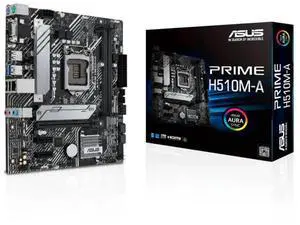 A 1200 PRIME H510M-A H510 Motherboard PCI-E 4.0 2 DDR4 64GB 4 SATA III Micro ATX Motherboard 1200 USB3.2