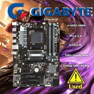 motherboard GA-970A-DS3P Socket AM3/AM3+ DDR3 970A-DS3P boards 32GB 970 Desktop Motherboard