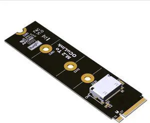 PCIe 4.0 M.2 M-Key Host to Oculink SFF-8612 Adapter 2230mm 2242mm 2260mm 2280mm for PCIe Nvme SSD(F4C)
