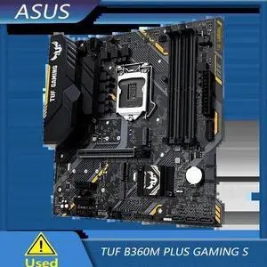 TUF B360M-PLUS GAMING S A 1151 (300 Series) B360 HDMI SATA 6Gb/s USB 3.1 Micro ATX Motherboard
