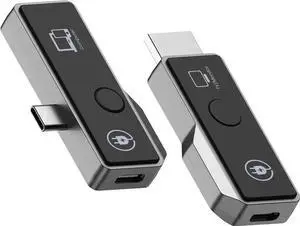 Wireless HDMI Transmitter and Receiver, Support Type-C 3.1 USBC Port Smartphone/Tablet/Laptop, Plug and Play, Portable Wireless HDMI Extender Kit for Streaming Video/Audio to HDTV/Projector/Monitor
